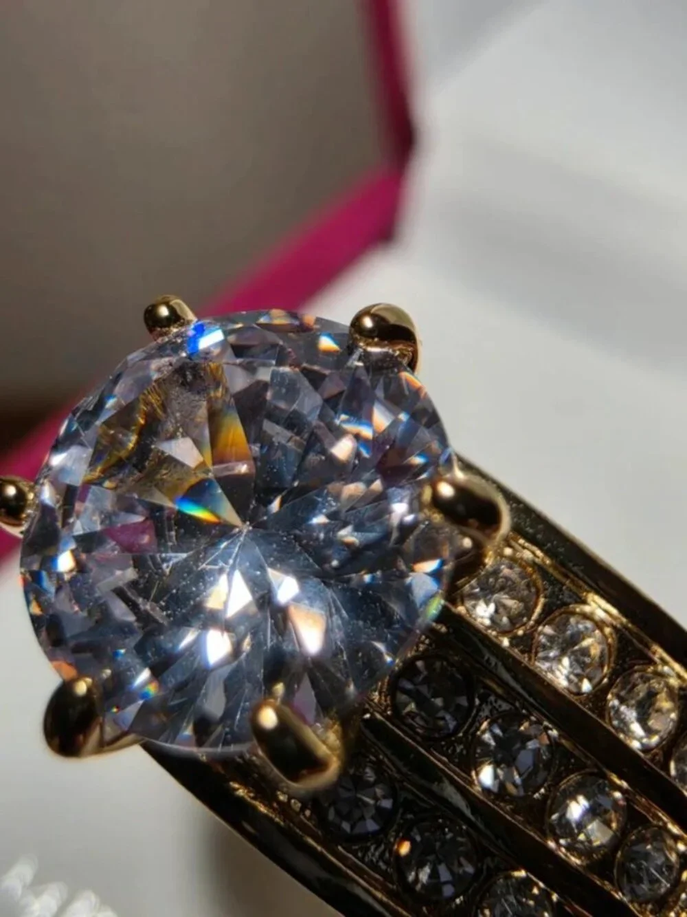 Sparkle Allure 14kt Gold Plated Ring